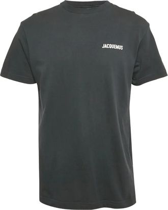 Jacquemus T-shirt met logodetail - Blauw