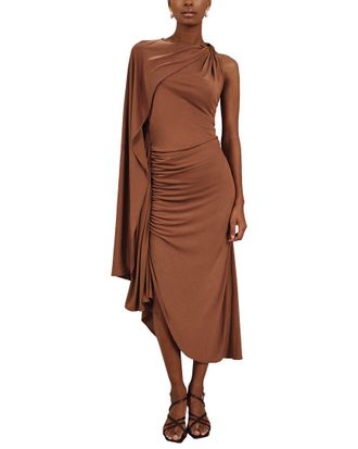 Reiss Kyra Cape Sleeve Jersey Dress