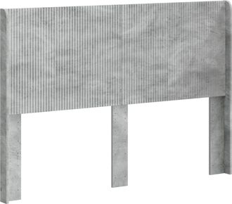 vidaXL Cabecero Gris Hormig&oacute;n Madera De Ingenier&iacute;a Vidaxl