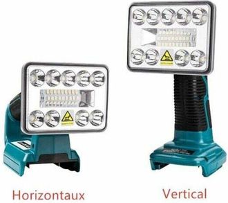 OEM Linterna Exterior Con Usb Para Bater&iacute;a Makita - 3 Pulgadas Vertical