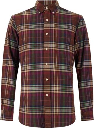 Polo Ralph Lauren Plaid Patch-Pocket Shirt - Heren - Casual Overhemden - Veelkleurig - L - Katoen - Overhemden