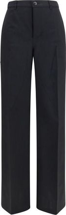 Rick Owens Black Wool Oves Aries Dress Womens Pants