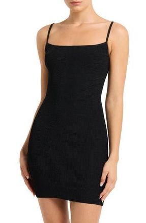 Bond-Eye Paloma Cover-Up Minidress in Black Recycled at Nordstrom Rack