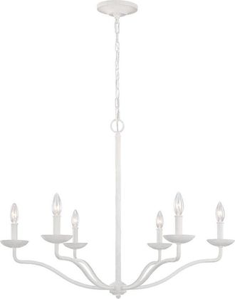 Feiss Elstead Feiss Annie Multi Arm Ljuskrona Gips Vit