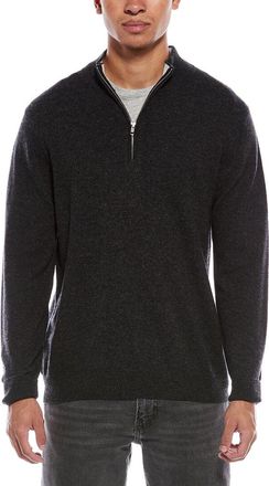 Brodie Classic Wool & Cashmere-Blend 1/4-Zip Mock Sweater