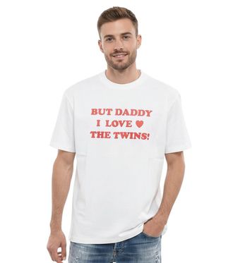 Dsquared2 White Printed Crew Neck T-Shirt