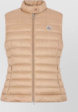 Moncler padded sleeveless high neck zip jacket