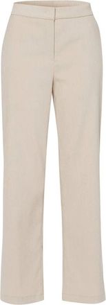 Frank Walder Frank Walder, Dames, Broeken, Beige, Maat: 5XL Poliester