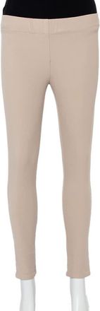 Joseph Beige Stretch Gabardine Leggings