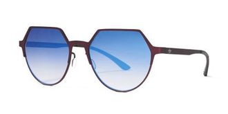 adidas AOM007 010.000 Womens Sunglasses Burgundy Size 55