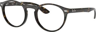 Ray-Ban Occhiali tondi tartarugati - Marrone