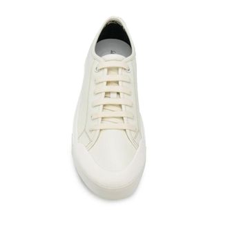 Ferragamo Mens White Sneakers, US Size 5