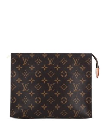 Louis Vuitton Toiletry Pouch Monogram Canvas 26 clutch bag - Bruin