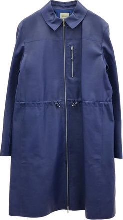 Hermès Cappotto di pelle 2010 - Blu