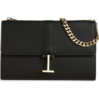 Tom Ford Mini Kara Grain Leather Shoulder Bag in Black at Nordstrom
