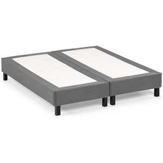 Vente-Unique Set rete letto con giroletto 2 x 90 x 200 cm - SOMNUS di YSM&Eacute;E
