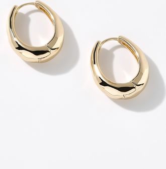 Pilgrim Womens Oval Hoop Earrings