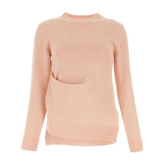 Jil Sander Dames, Truien, Roze, Maat: 2XS Katoen