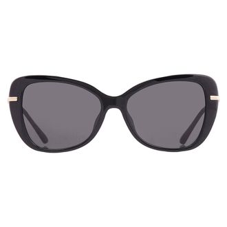 Michael Kors St Croix Dark Grey Cat Eye Ladies Sunglasses MK2230U 300587 56