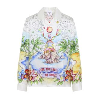 Casablanca Shirts, male, Multicolor, Size: S Mss26Sh00602 Better Days