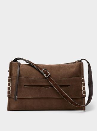 J.W.Anderson Mens Loafer suede bag