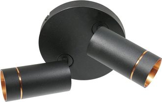 Steinhauer Foco - Negro - Downlume - Metal - &Oslash; 25cm - Gu10 - 4858zw