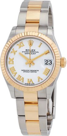 Rolex Datejust 31 White Dial Automatic Ladies Steel and 18kt Yellow Gold Oyster Watch 278273WRO