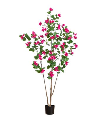 Nearly Natural 6ft Artificial Minimalist Bougainvillea Tree