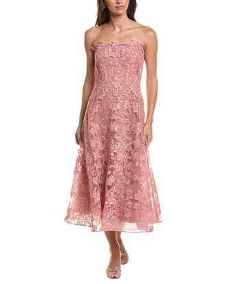 Marchesa Notte Midi Dress