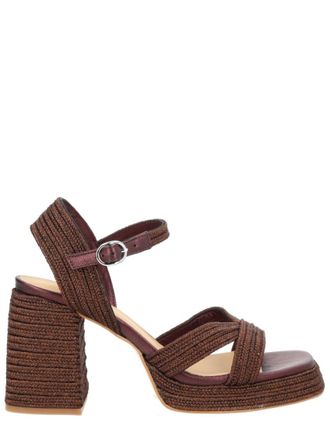 Castaner Brown Solid Valley Heels
