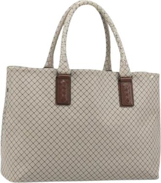 Bottega Veneta Pre-owned Tote Bags, female, Gray, Size: ONE SIZE Pre-owned Vintage Tote Bag