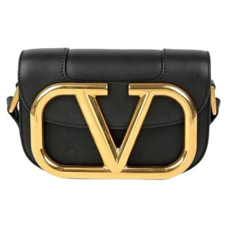 Valentino Pre-owned Cross Body Bags, female, Black, Size: ONE SIZE Pre-owned Superbee Small Shoulder Crossbody Bag