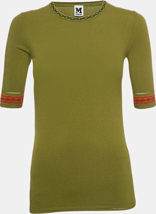 M Missoni Green Knit Top