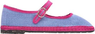 Flabelus Fiorenza - Dames - Ballerinas - Blauw - 41 EU - Katoen - Schoenen