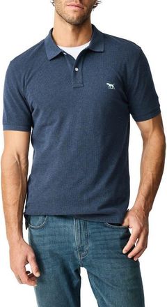 Rodd & Gunn Gunn Piqu&eacute; Sports Fit Cotton Polo in Adriatic at Nordstrom, Size Xxx-Large