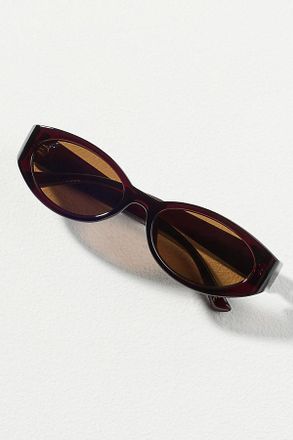 Reality Eyewear Slim Wrapped Oval Sunglasses