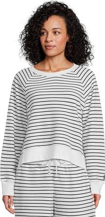 Tommy Bahama Marina Del Mar Stripe Crew Neck Womens Clothing Coastline : LG (US 12-14), Cotton