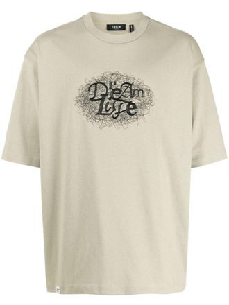 Five CM graphic-print cotton T-shirt - Green