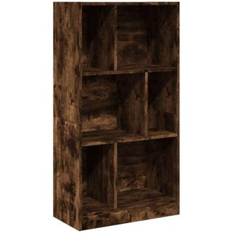 vidaXL Vidaxl - Libreria Rovere Fumo 57x28,5x107,5 cm in Legno Multistrato