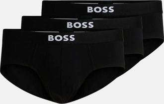 HUGO BOSS Mens 3-Pack Icon Mens Briefs, Black - Size: 32/30/31
