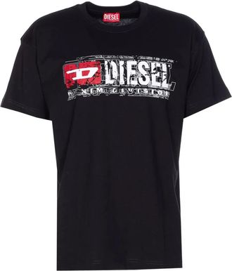 Diesel Crew-Neck T-Shirt With Print