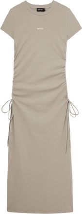 Tout à Coup logo-appliqué T-shirt dress - women - Cotton/Elastane - S - Grey