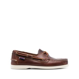Sebago Docksides Portland Waxed - Heren - Bootschoenen - Bruin - 43 EU - Leer - Schoenen