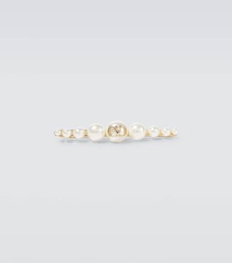 Valentino Garavani Faux pearl-embellished tie pin