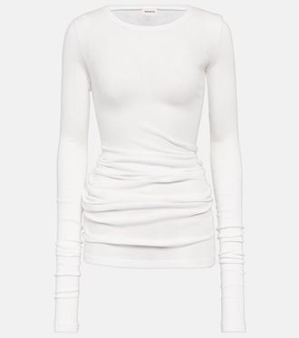 Khaite Lenora cotton-blend top