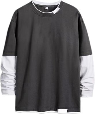 Generic MenS Jumpers White Sweatshirts Work Jumpers For Men Jumper Jumper Cotton Chef Jacket MenS Long Sleeve Tops Shirts Sweatshirts For Men Uk Cotton Outerw