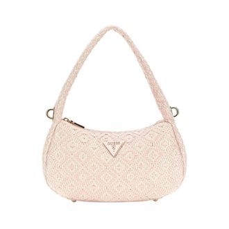 Guess Shoulder Bags, female, Pink, Size: ONE SIZE Rianee Hobo Bag