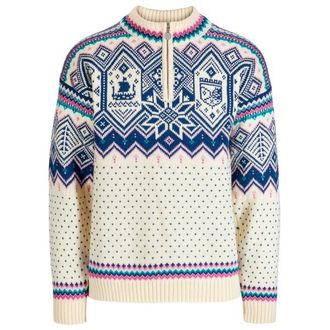 Dale of Norway VM Trondheim Sweater Wollpullover f&uuml;r Herren | wei&szlig;