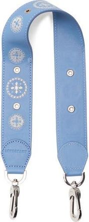 Longchamp Studded Leather Bag Strap in Blue Mist at Nordstrom Rack
