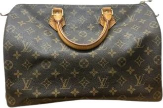 Louis Vuitton Pre-owned Handbags, female, Brown, Size: ONE SIZE Pre-owned Speedy 35 Handbag